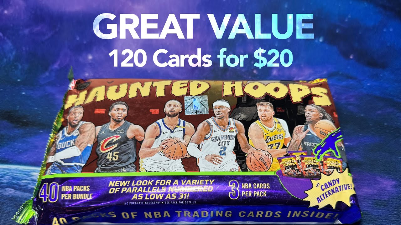 Весёлый бюджетный рип! 24-25 баскетбольных коробок Haunted Hoops NBA