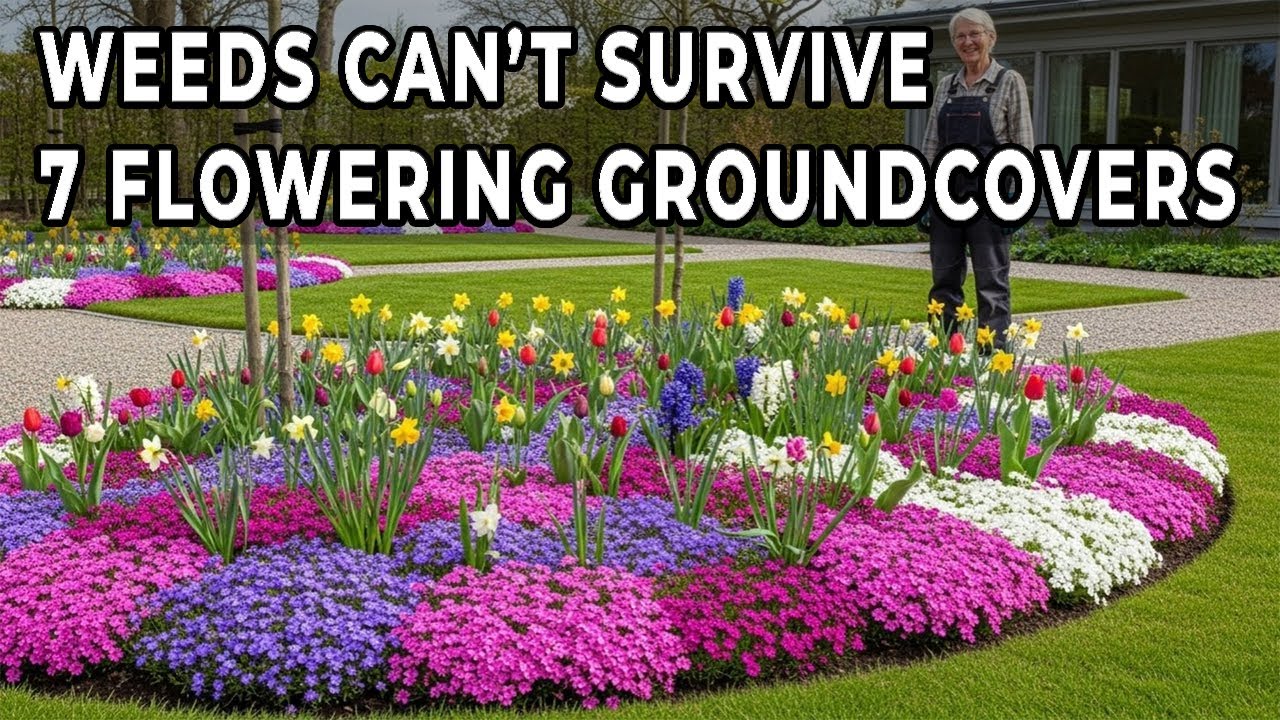 Weeds Can’t Survive These 😱 | 7 Flowering Groundcovers That Replace Mulch
