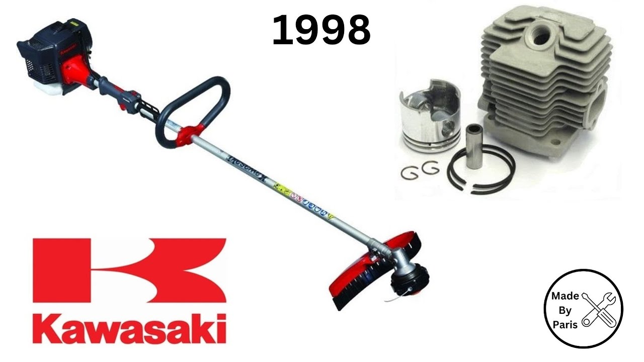 Full restoration Kawasaki KBH43A 1998 trimmer (grass cutter)
