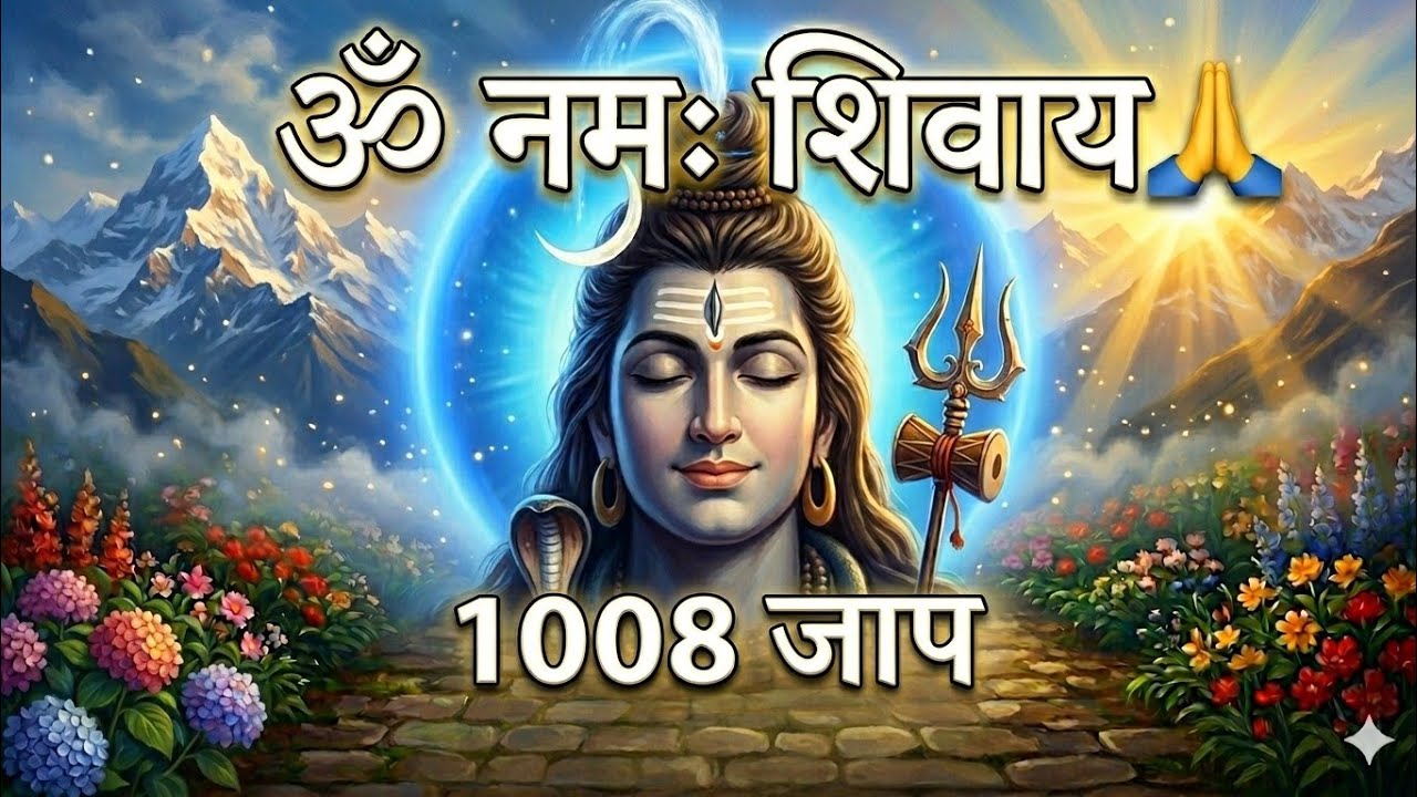 🔴 LIVE | 1008 Om Namah Shivay Jap | Powerful Shiv Mantra Chanting | Peaceful Meditation