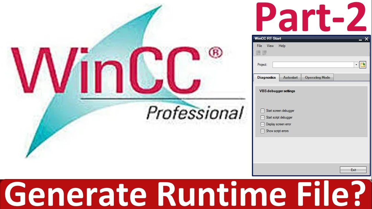 How to Generate runtime File & Autostart  in WinCC Professional TIA Portal? | Wincc RT Start - Hindi