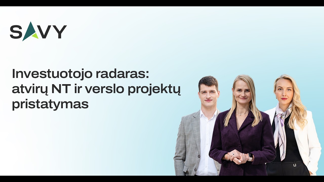 Investuotojo radaras: atvirų NT ir verslo projektų pristatymas