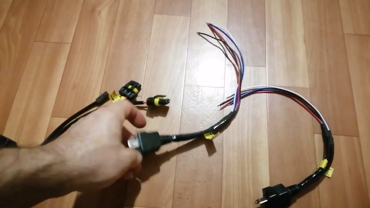 Рэле под фишку H4 для подключение би лед линз.