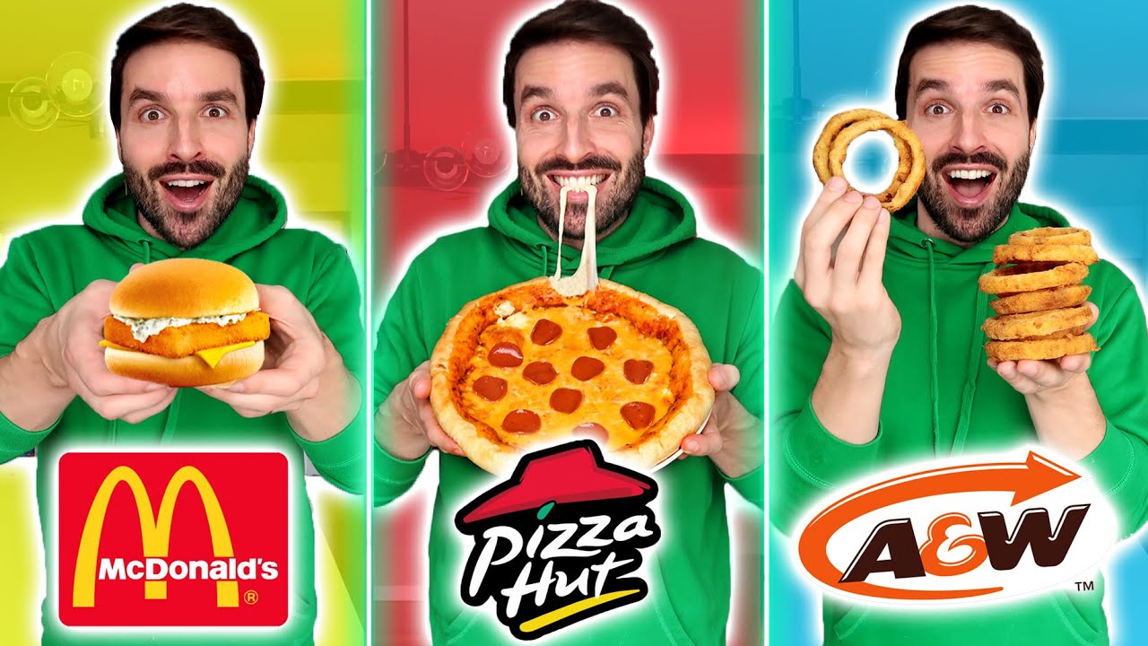 Je cuisine des recettes de FAST FOOD à la maison (MCDO, A&W, PIZZA HUT) - CARL IS COOKING