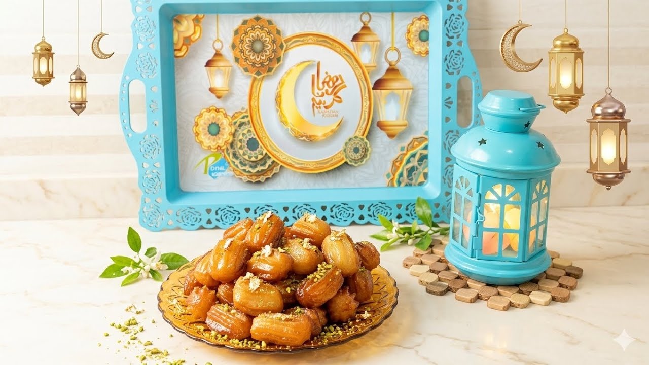 يلا بينا نعمل حاجه حلوه في رمضان ☪️ بلح شام من الاخر👌🥰