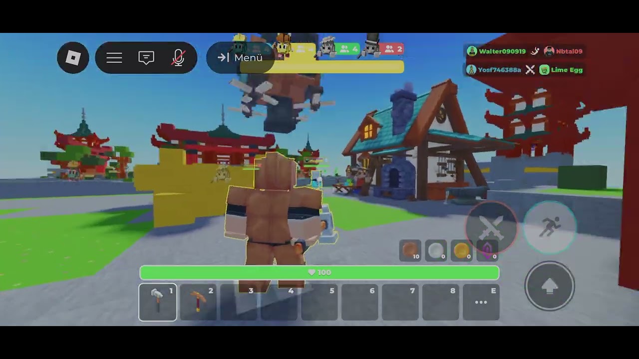 Ein Minecraft Spiel in Roblox ￼
