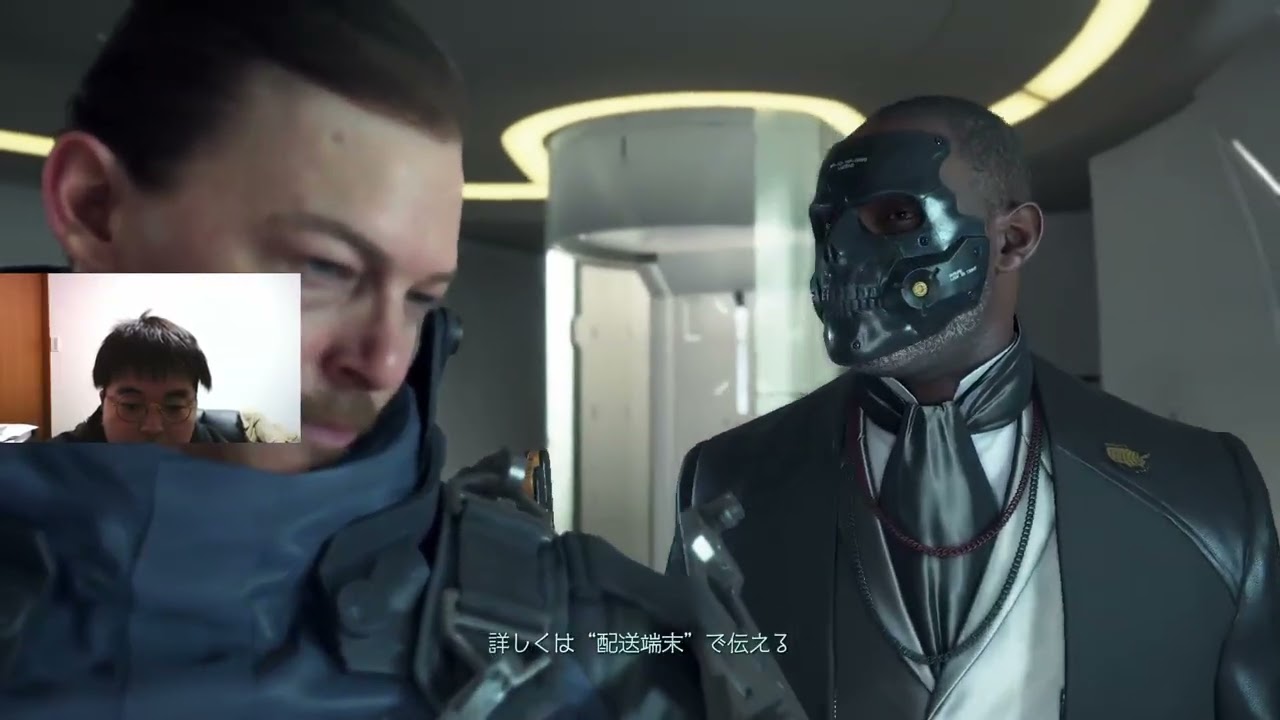 ＃５　川で大滑り！？【DEATH STRANDING DIRECTOR'S CUT】 #デススト #ゲーム実況 #顔出し