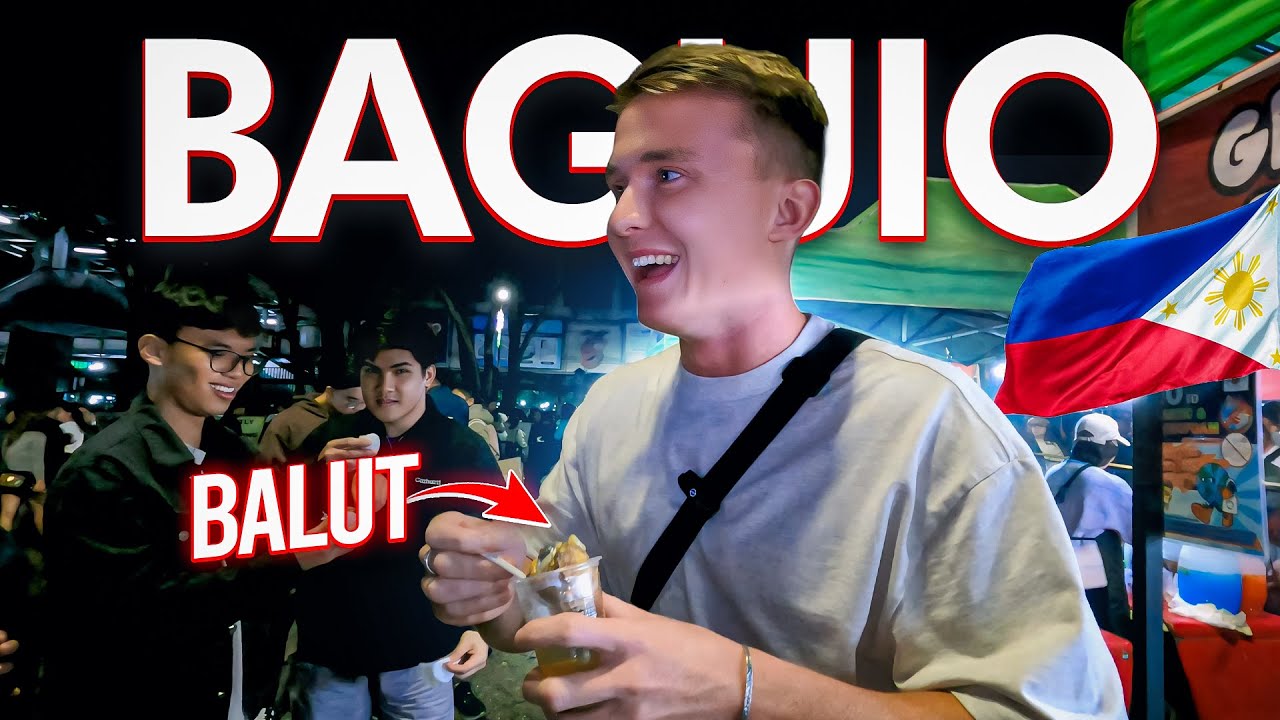 This is how Filipinos Treat foreigners | Overeating at Baguio night market 🇵🇭