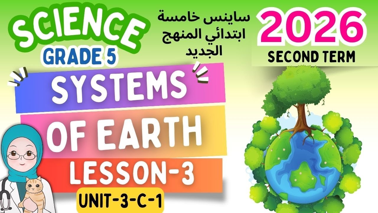 Grade-5-Systems OF Earth -Lesson-3-Second Term-2026   ساينس خامسة ابتدائي المنهج الجديد الترم الثاني