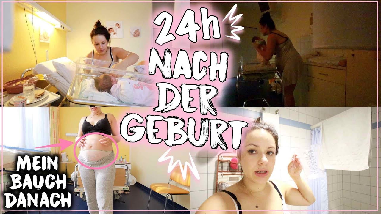 Babys ersten 24h des Lebens • Nach der Geburt & mein Bauch danach👶🏻🏥• Maria Castielle