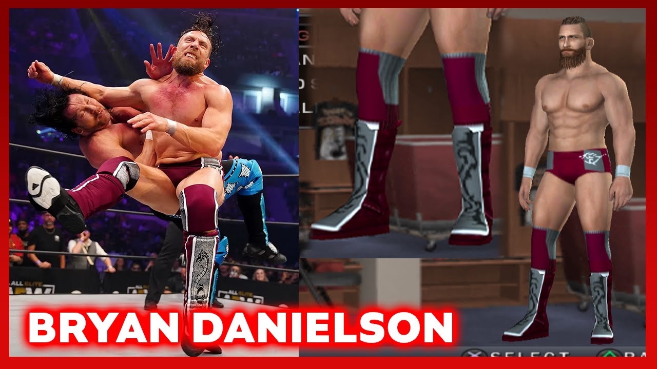 Bryan Danielson AEW attire caw | How to create a wrestler PS2 Svr2011 CAW Formula
