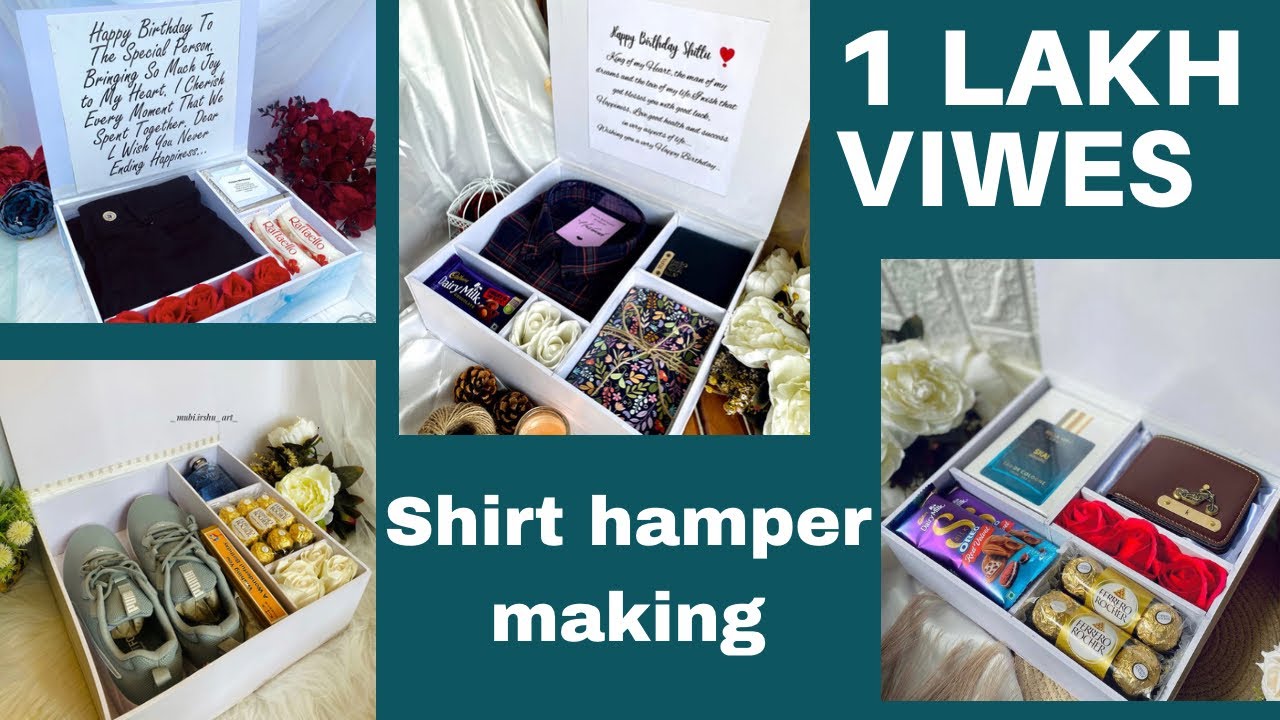 How to make Gift Hamper / Shirt Box / Classy Box / perfect gift ideas / #mubiirshuart