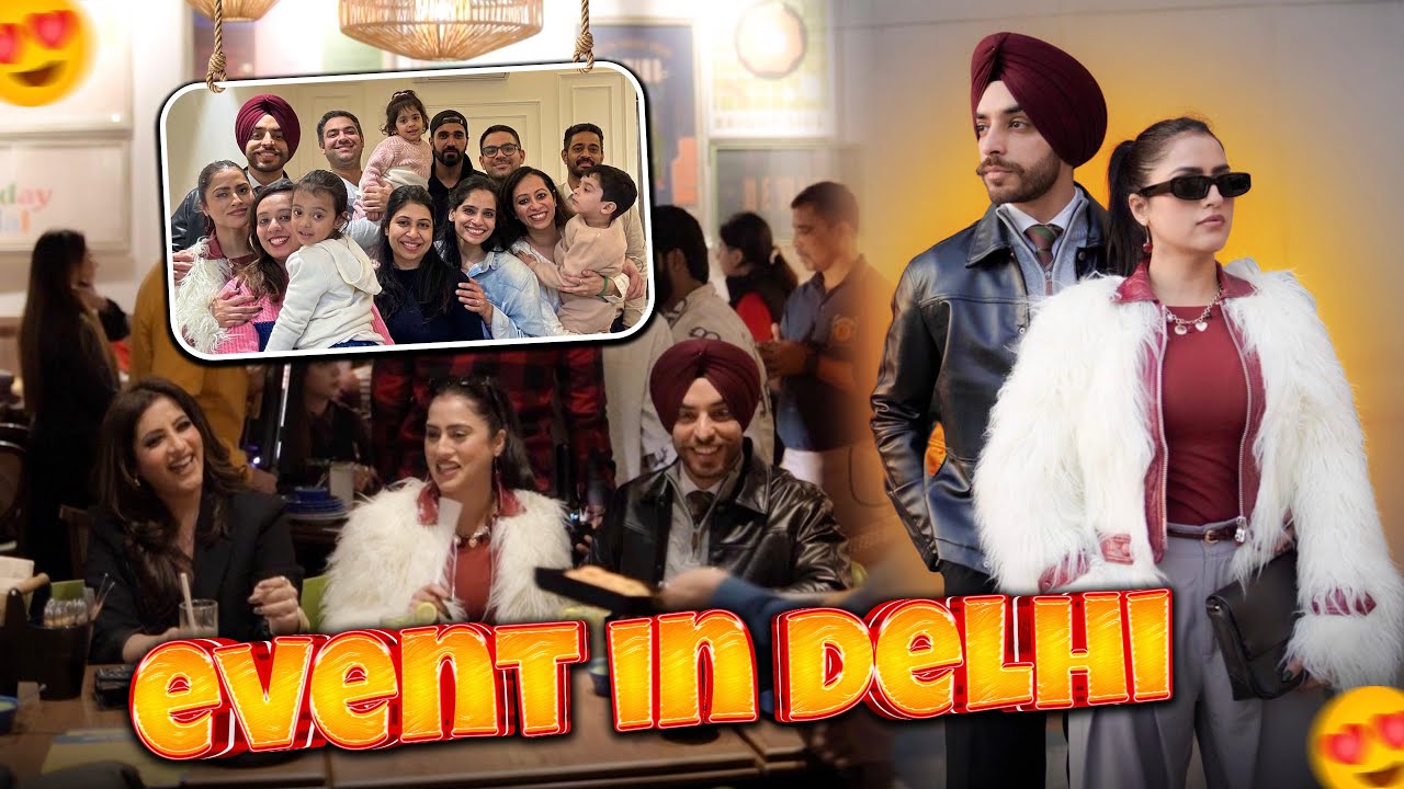 Delhi Event Day + Evening Friends Meetup | Full Masti Vlog 🥂