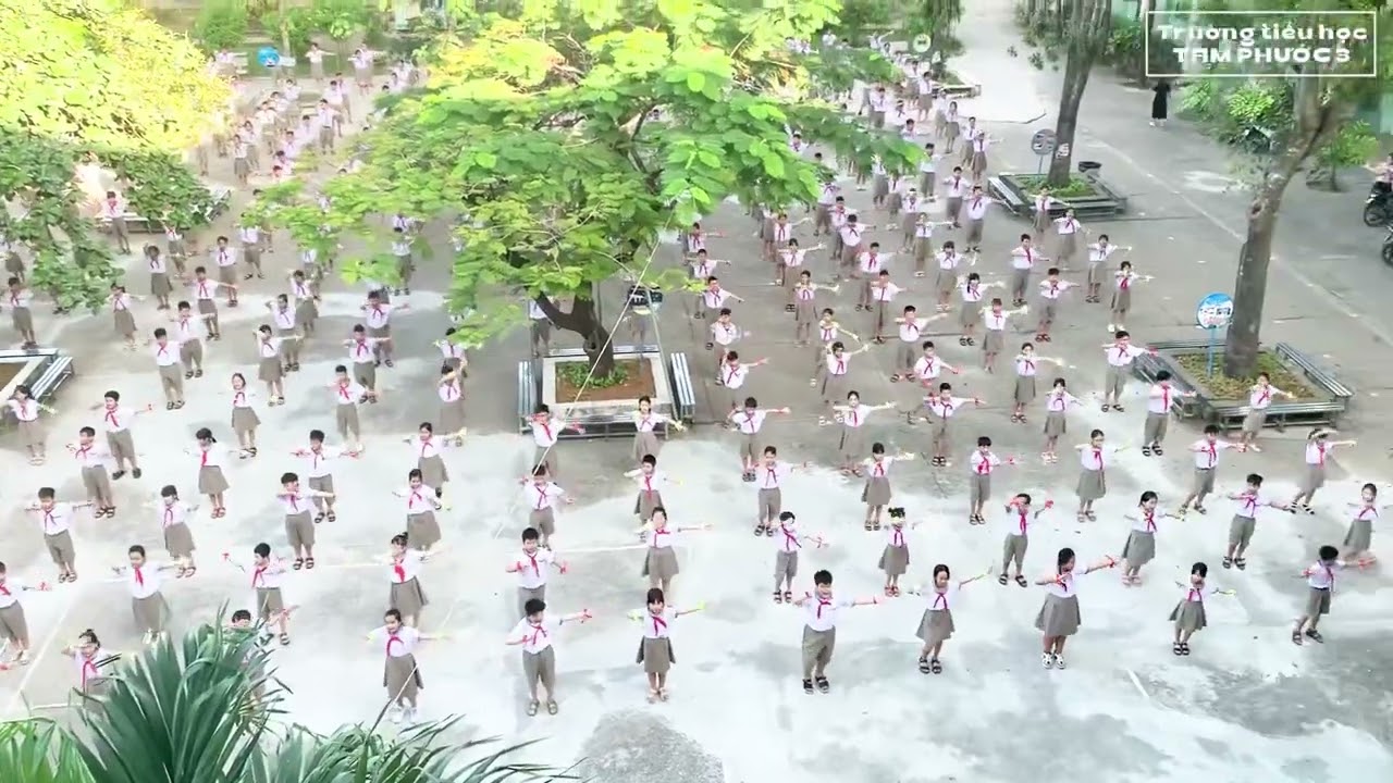[Trường Tiểu học Tam Phước 3] - Múa hát sân trường - Bay cao tiếng hát ước mơ