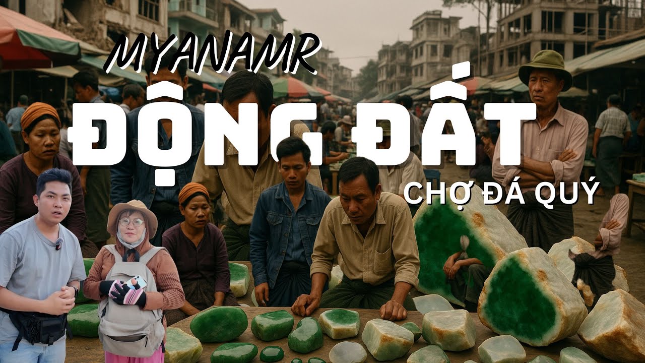 Myanmar sau động đất: Chợ đá quý hồi sinh cuộc sống đứng dậy sau biến cố