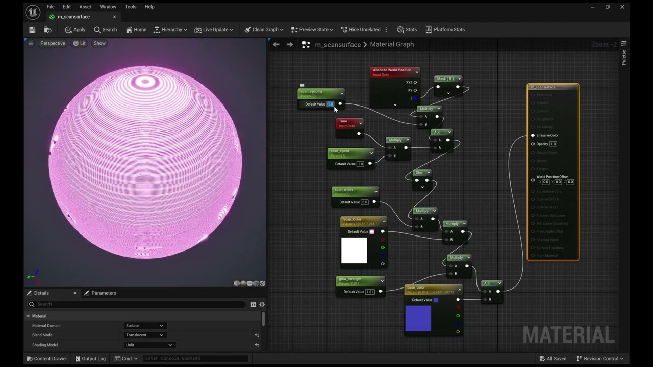 UNREAL CUSTOMIZED SHADER