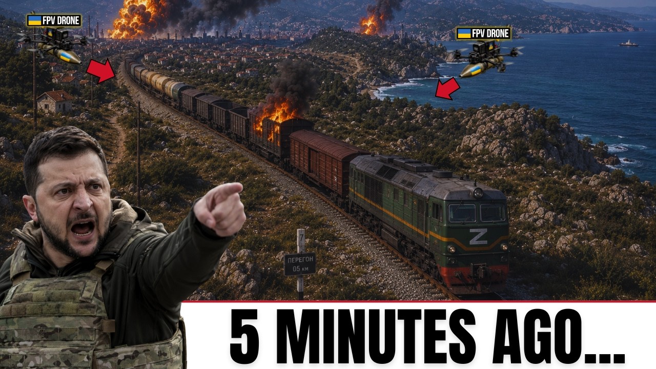 Russian Ammo Train Enters Krasnaya Yar Rail Hub &ndash; 5 Minutes Later, It's GONE!
