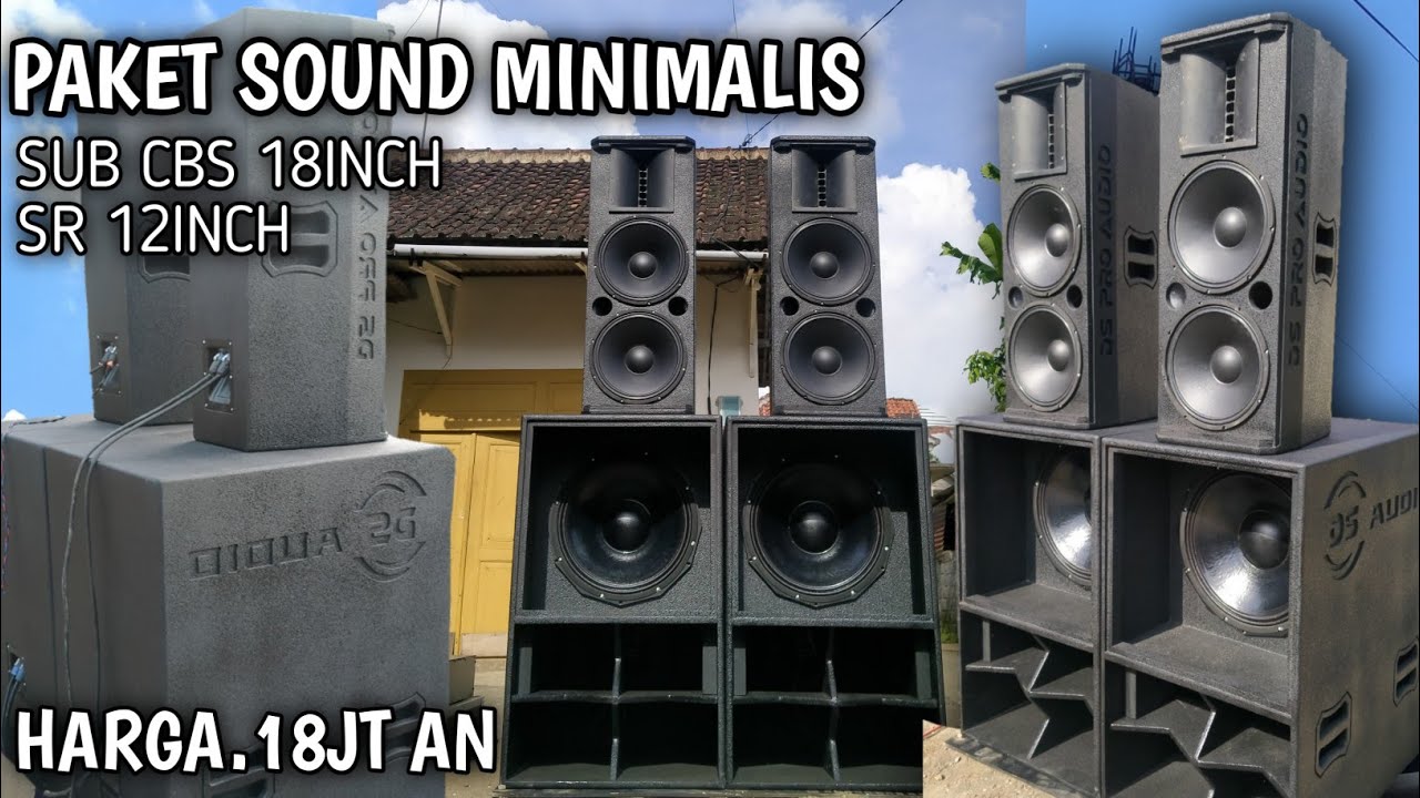 PAKET 18JT AN!!!CBS 18INCH DAN SR 12INCH