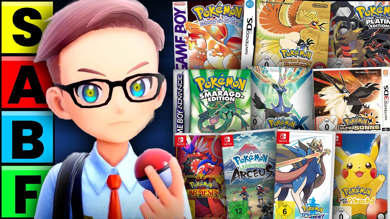 Ich habe ALLE 21 Pokémon Spiele BEWERTET!