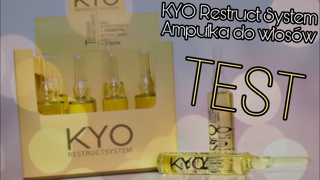 ↪ Ampułka do włos&oacute;w KYO ⓉⒺⓈⓉ I RECENZJA ↩