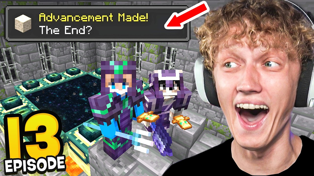 Defeating The ENDER DRAGON BOSS Fight! (Minecraft Survival FINALE)
