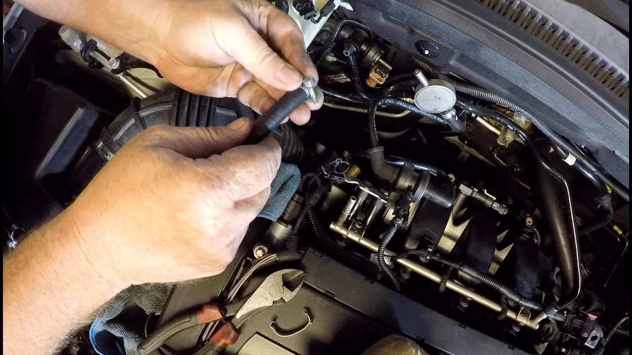 Replacing Leaking High Pressure Fuel Line