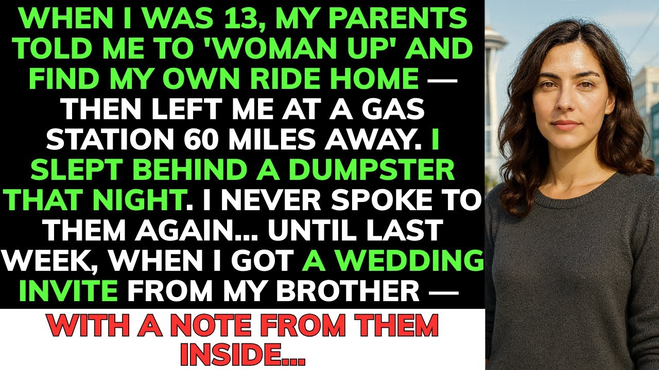 When I Was 13, My Parents Told Me To 'Woman Up' And Find My Own Ride...