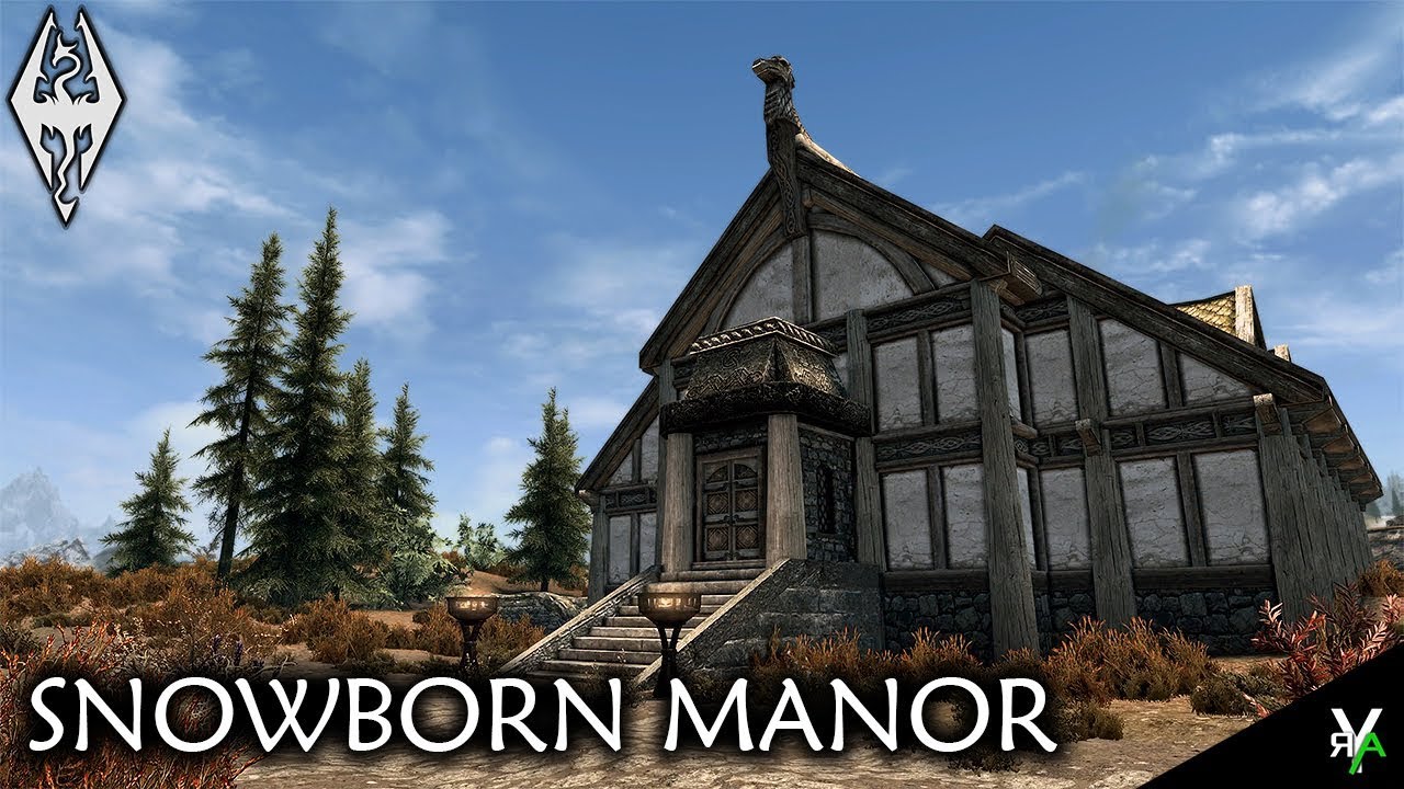 SNOWBORN MANOR: Player Home!!- Xbox Modded Skyrim Mod Showcase