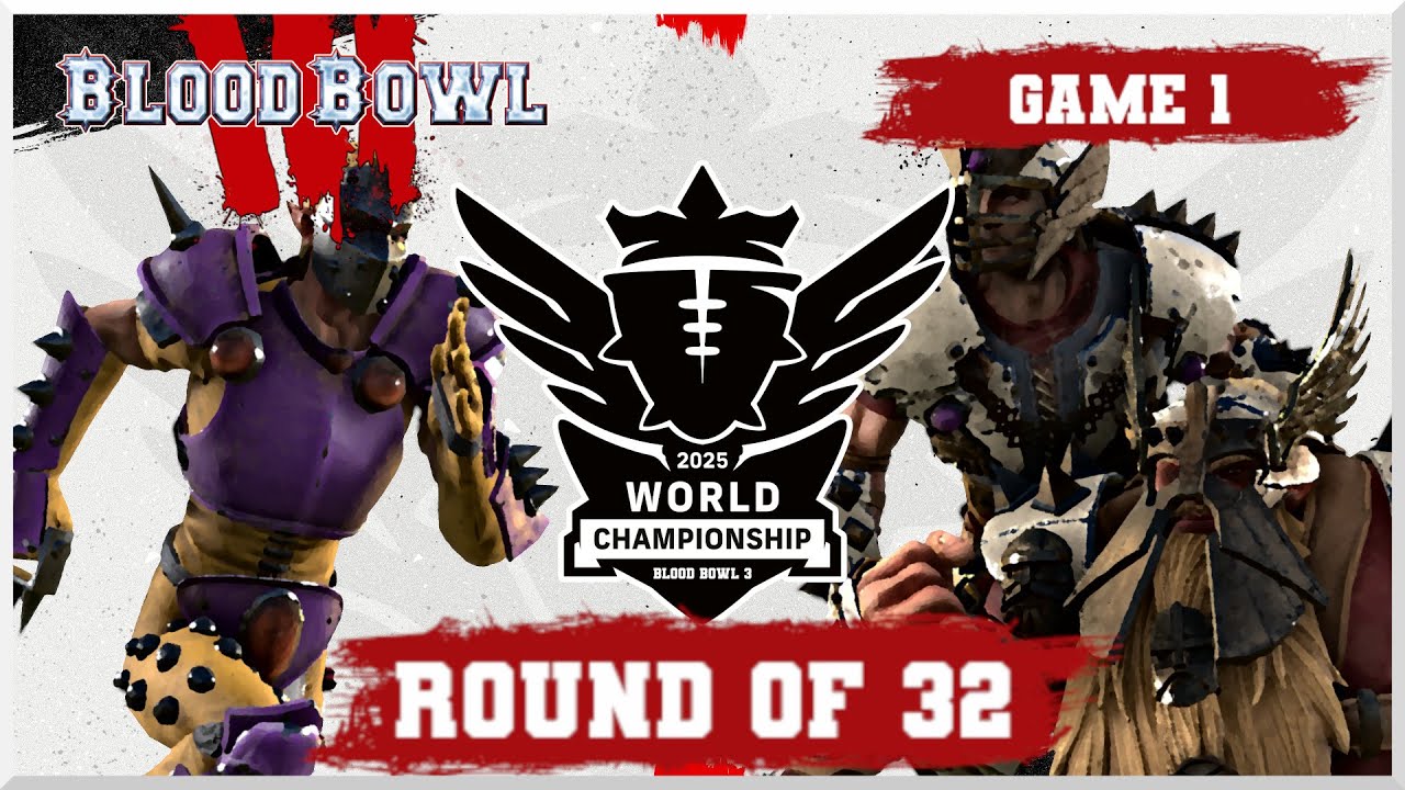 Blood Bowl 3 - World Champs '25 - Round of 32 - G1 - Velihopea vs Tuure (Official Cast)