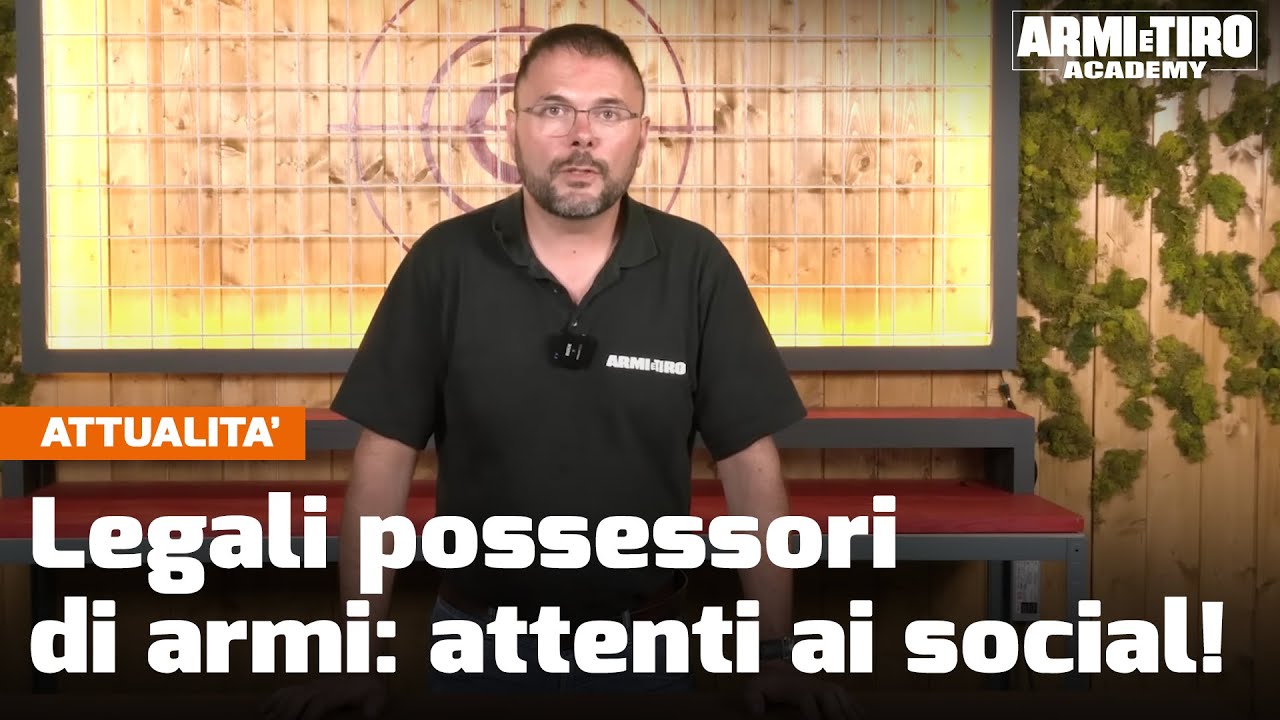 Legali possessori di armi: attenti ai social! - Armi e Tiro Academy