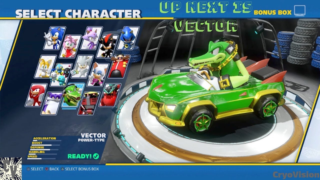 Team Sonic Racing Vector Team Race Gameplay