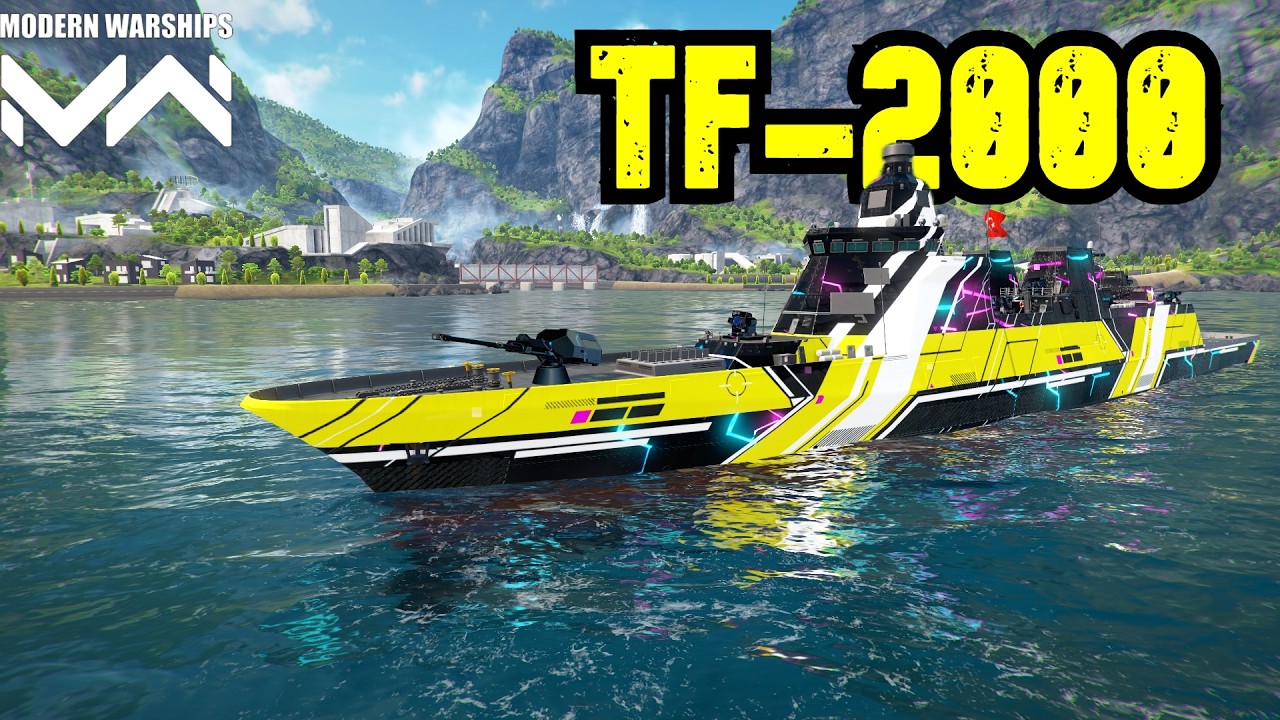 TF-2000 Gameplay | Destroyer Dengan Meriam OTOMATIS TERSAKTI | Modern Warships