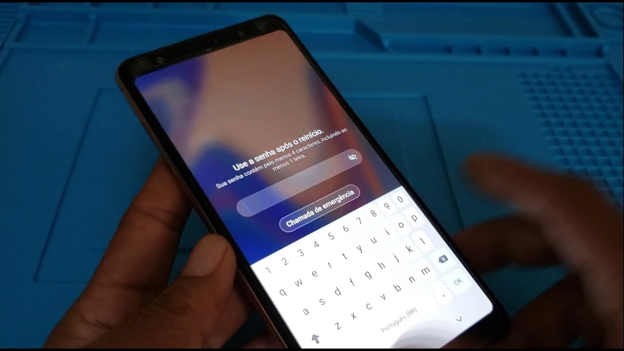 Hard reset A7 2018 A750G desbloquear formatar remover senha ou bugs do sistema