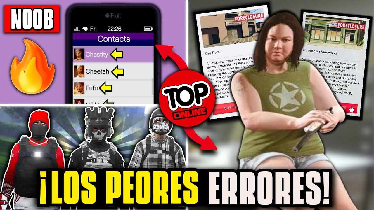 Los PEORES ERRORES y las *COMPRAS MÁS TONTAS* en #GTAONLINE