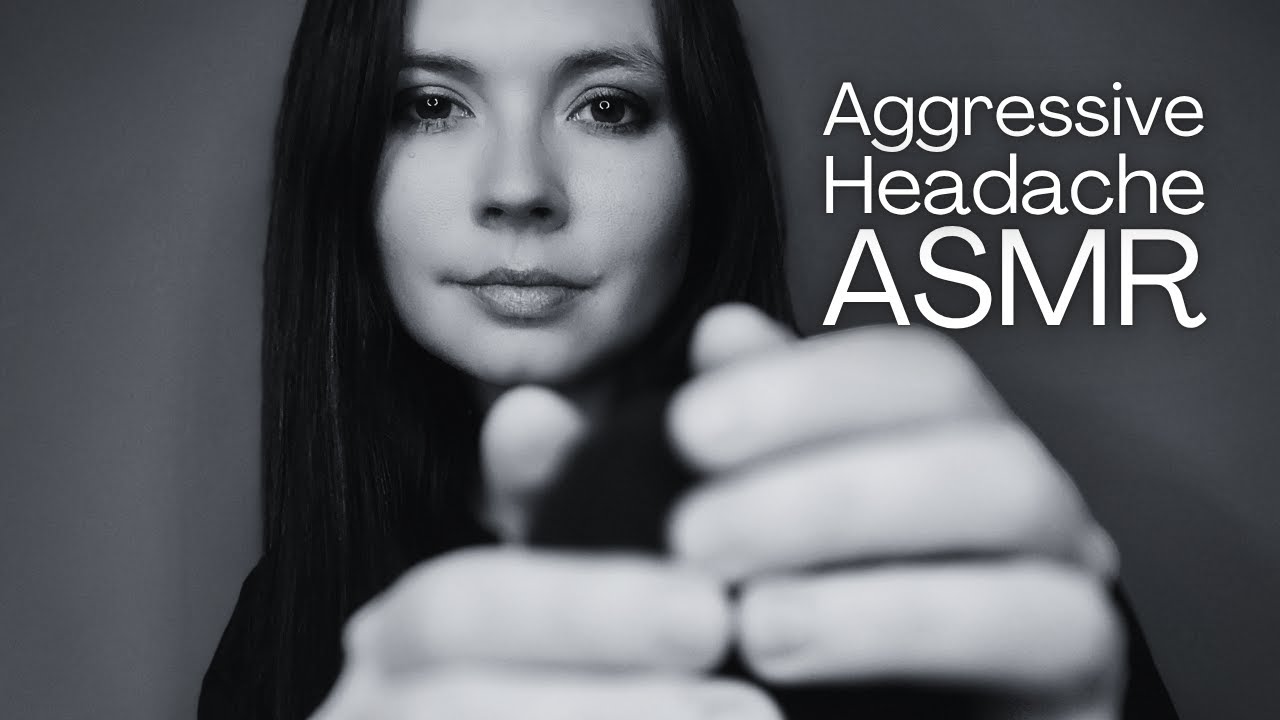 ASMR Fast and Aggressive Foam Mic Triggers For Headaches and Migraines | No Talking