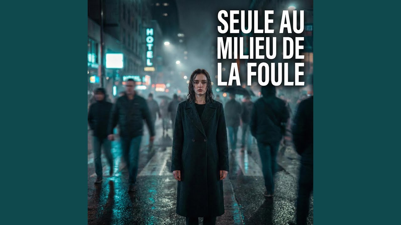 Seule au milieu de la foule