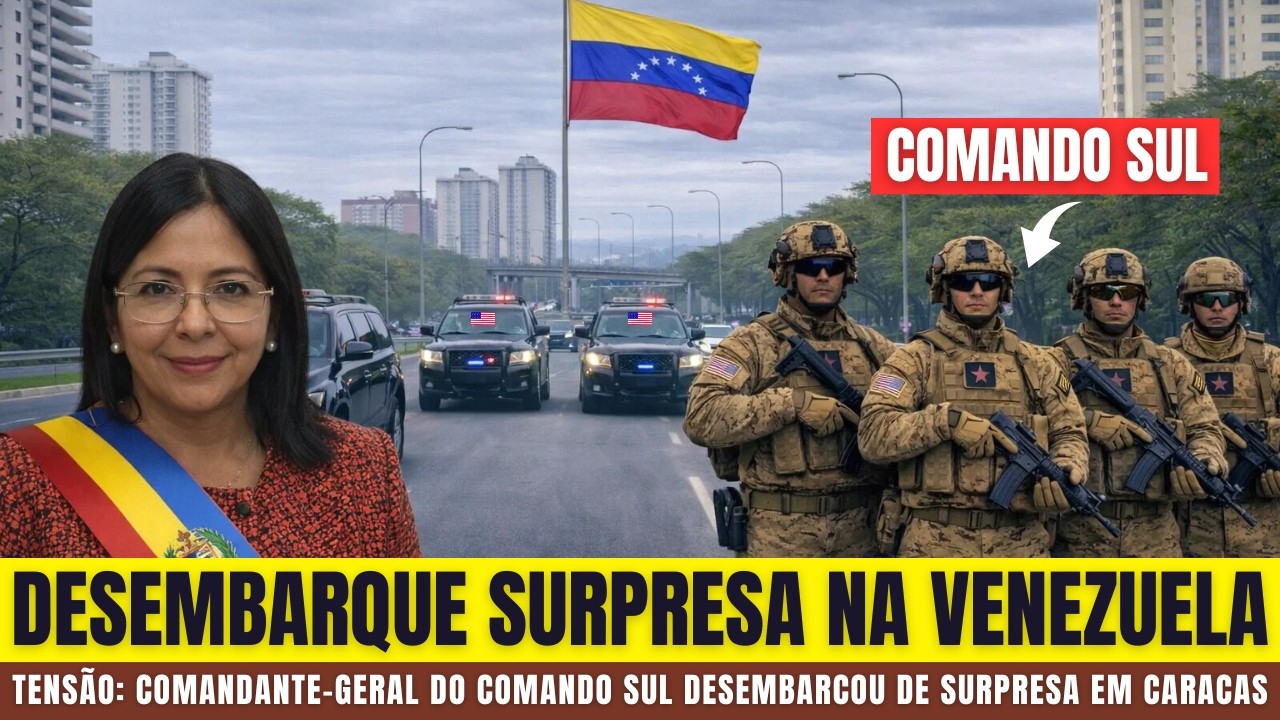 CHEGOU A HORA: Desembarque Surpresa do Comando Sul na Venezuela
