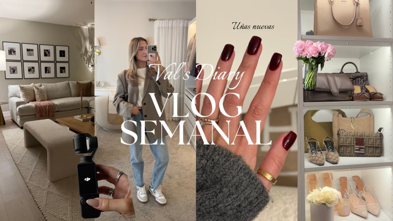 VLOG SEMANAL | Organizando mi clóset soñado, uñas nuevas, redecorando la casa 🏡🪞✨