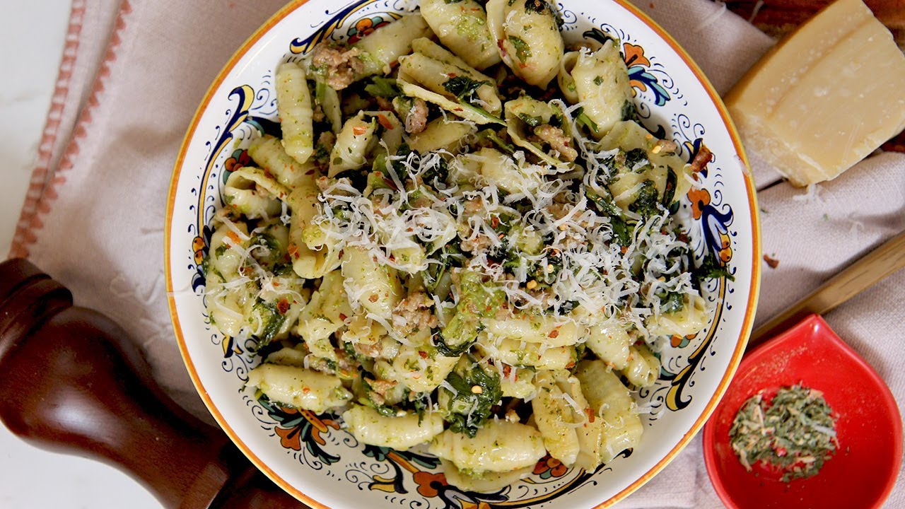 Laura Vitale Makes Orecchiette with Sausage and Broccoli Rabe