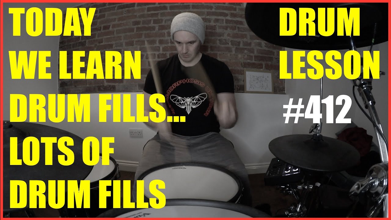 Drum Fills....Lots Of Drum Fills. Drum Lesson #412