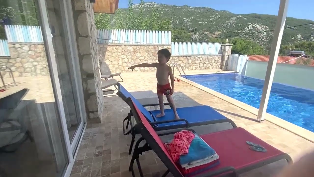 Tatilimizi Geçirdiğimiz Kaş Kalkan'da Kiraladığımız Havuzlu Villa Tanıtımı!!