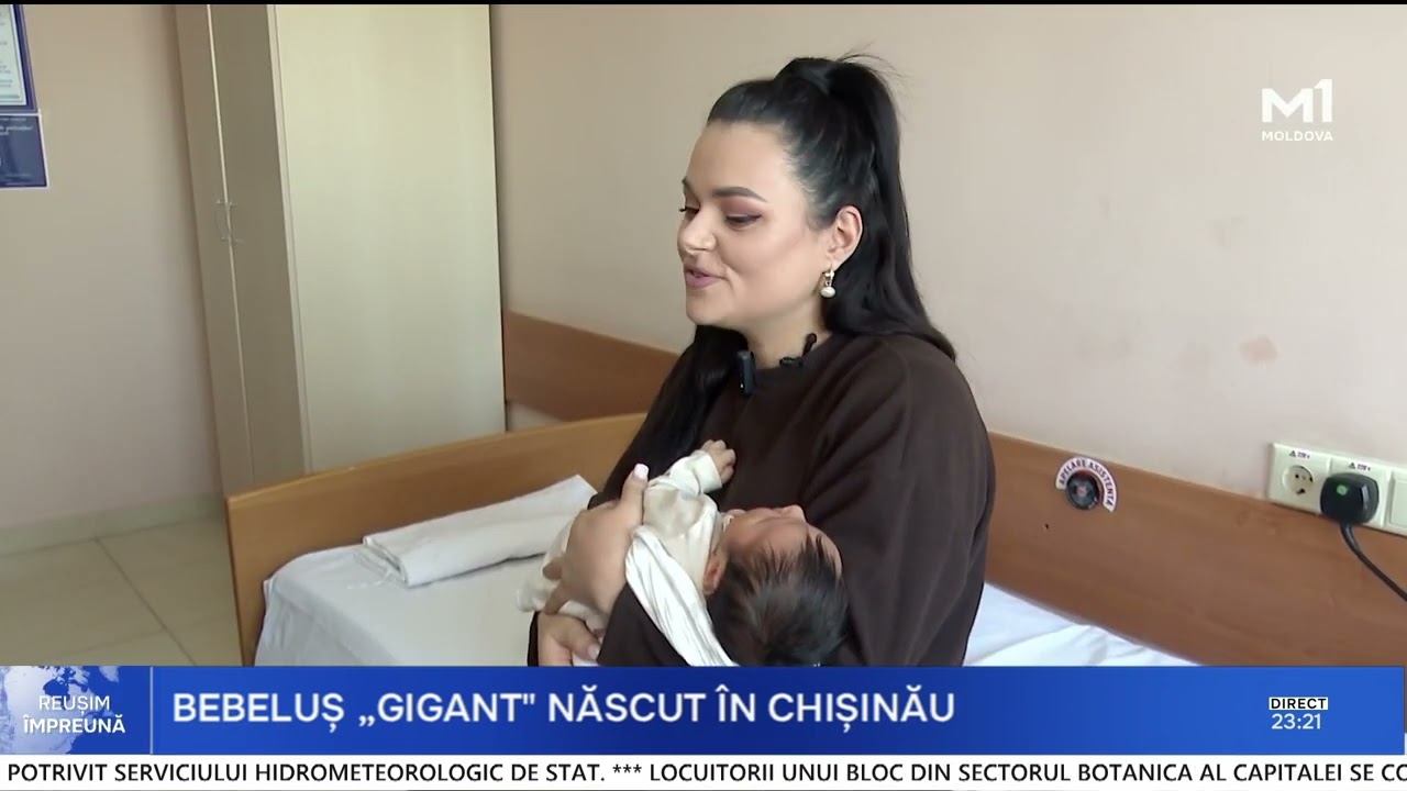 Bebeluș de peste 5 kilograme, născut pe cale naturală la Spitalul „Gheorghe Paladi”