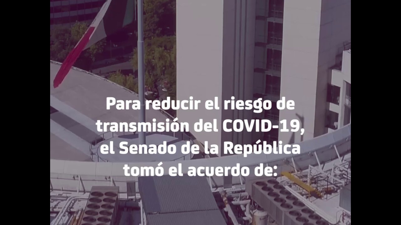 Senado busca reducir la posibilidad de contagio del Covid-19