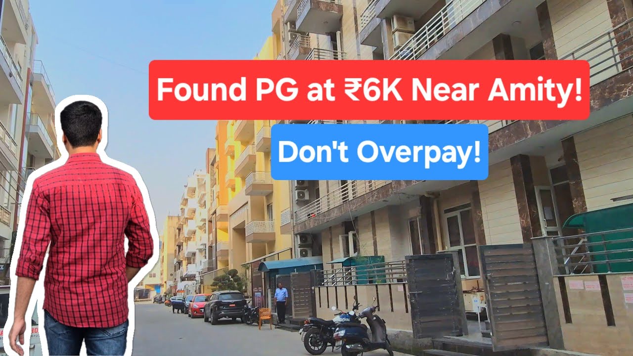 Budget PG Near Amity University | ₹6K Se Shuru | Save Your Money💰 #pgnearamity #amitynoida