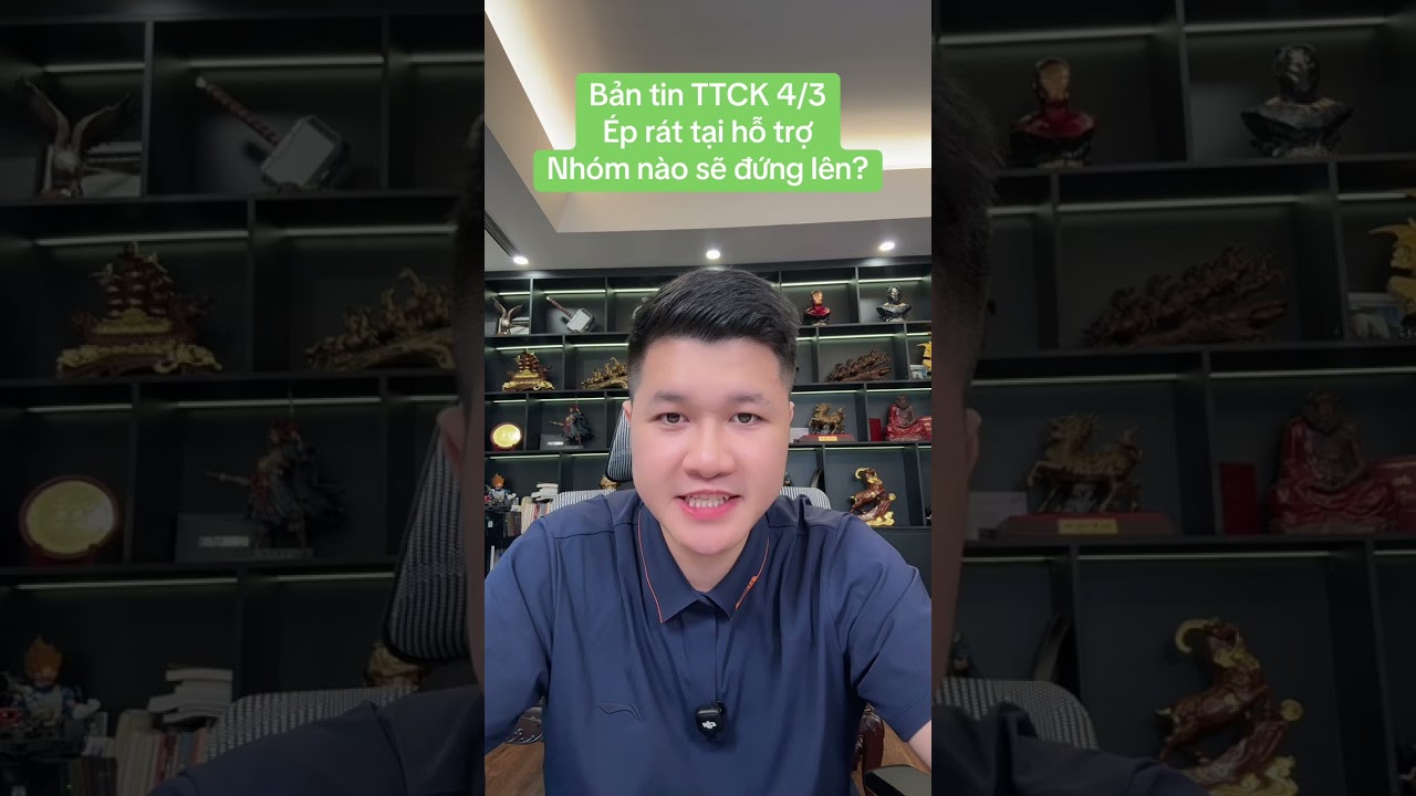 Bản tin TTCK 4/3 Ép rát tại hỗ trợ Nhóm nào sẽ đứng lên? | Anh Lương Vịt