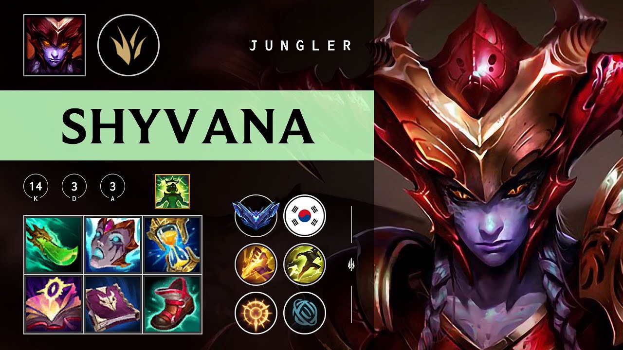Shyvana Jungle vs Graves - KR Diamond Patch 26.02