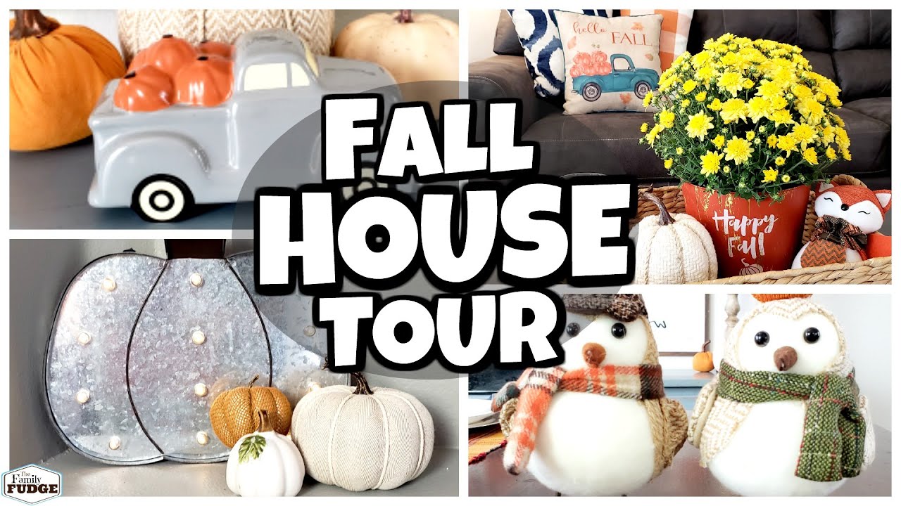 *NEW* FALL HOUSE TOUR 🍃 Decorate With Me + Kitchen REVEAL