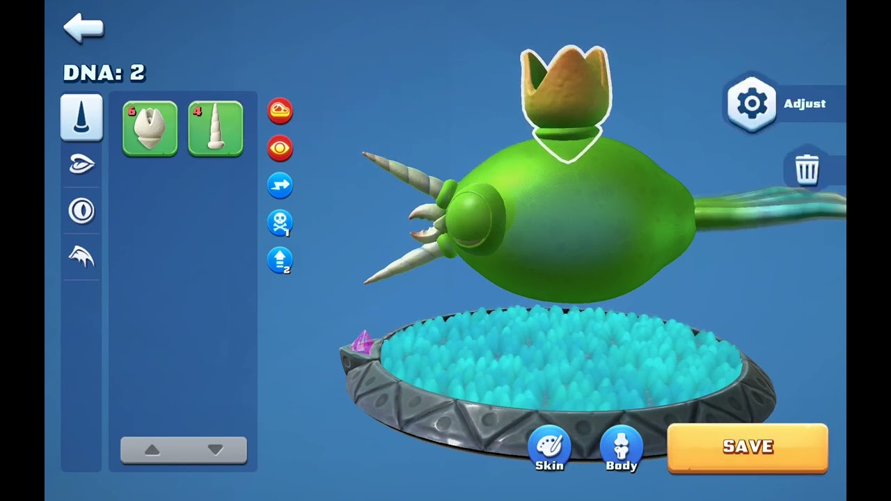Evolution of Robin The Green Fish