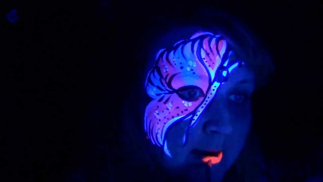 Neons / Black light Face & Body Paint Demo | Chicago Face Painters