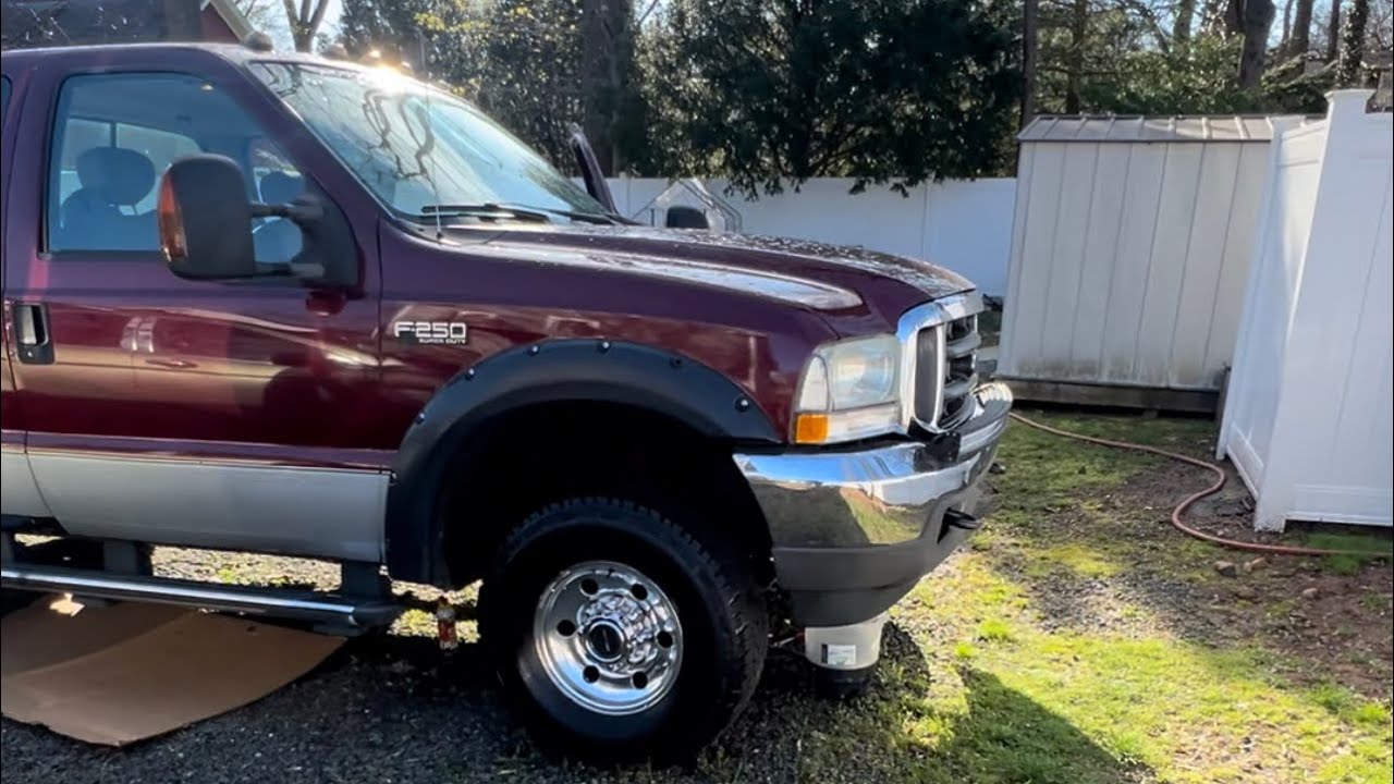 04 Ford F250 ￼ super duty 5.4 transmission cooling lines replacement.